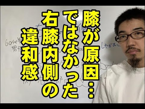 右膝内側の違和感「整体知恵袋.com」
