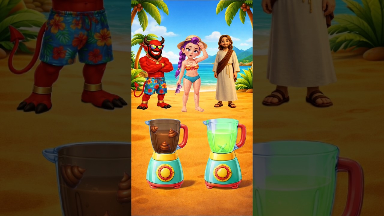 Jesus juice ✝️ vs Devil juice 👹 