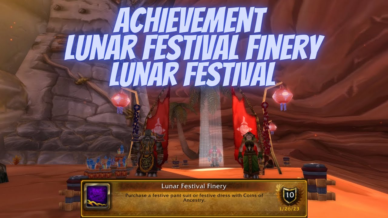 Achievement Lunar Festival Finery Lunar Festival Event World of