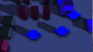 Day/night cycle with soft shadows (variance shadow mapping)