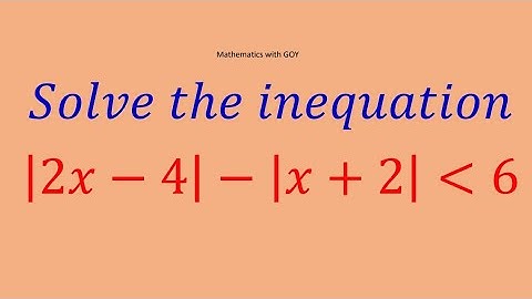 Double Absolute Value Inequality