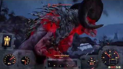 Fallout 76 - Random Encounter with a SheepSquatch for farming