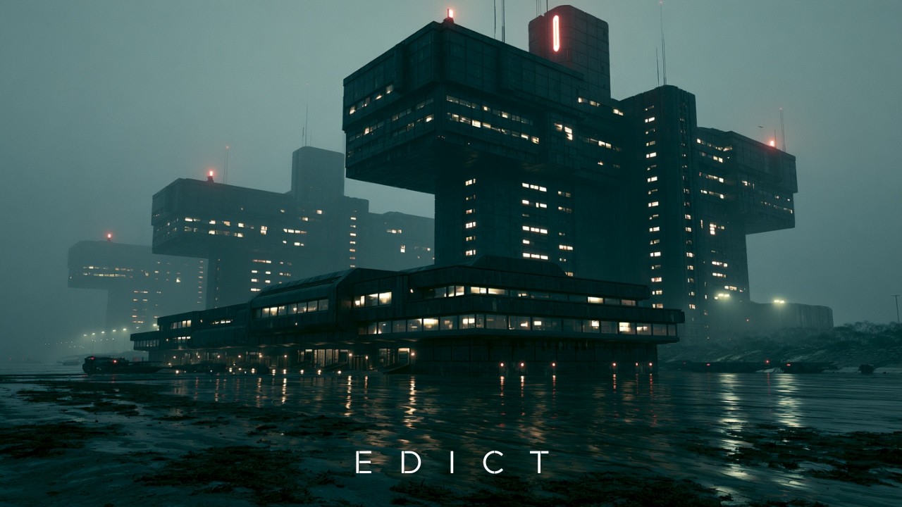 Edict: Dark Dystopian Ambient Music | Atmospheric Background Soundscape | Human Made Music