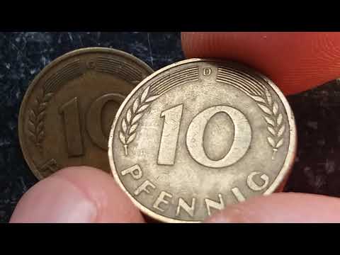 10 PFENNIG 1950 DEUTSCHLAND/GERMANY(Value,Worth On Description )