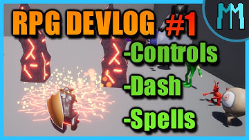 Camera, Movement & Spells - RPG Game Devlog #1 ( UE4 )