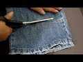 Reducir Largo de Pantalón Jean [Tutorial]