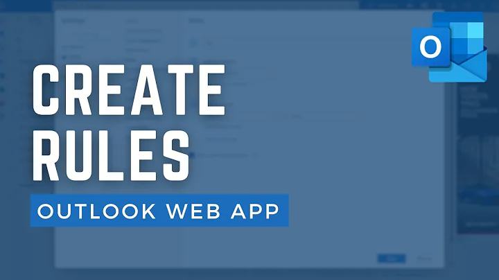 How to create and use rules in Microsoft 365 Outlook Web App (2024)