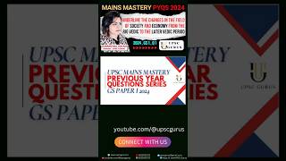 UPSC Mains PYQ 2024 | GSPAPER 1,Q1 | Ancient History |Write a Topper Level Answer-By Guranchal Ma'am