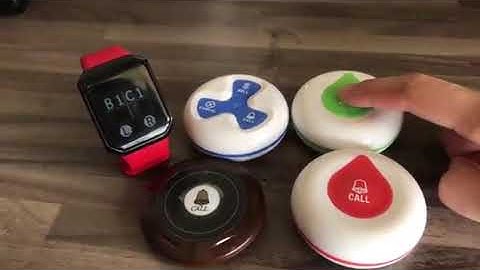 Restaurant wireless waiter service call systems