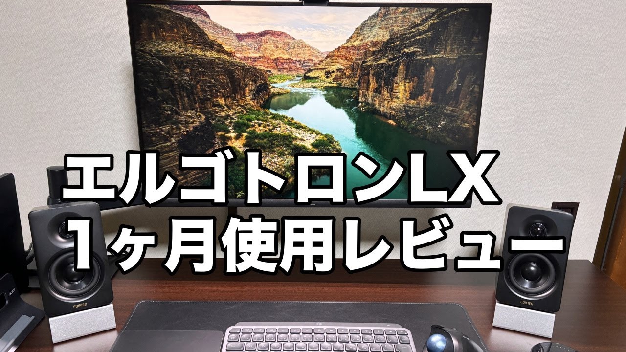 モニターアーム】エルゴトロン LX1ヶ月使用レビュー！使ってみて良かっ