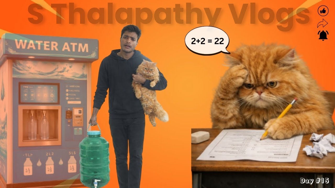 Water ATM se Pani lana bhi Ek task hai | Day 15 | S Thalapathy Vlogs 