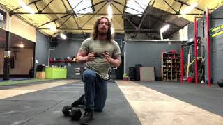 Single arm floor press variations