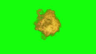 orange smoke explosion green screen chroma key free copyright