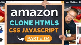 amazon clone using html css JavaScript responsive Part-04 - become future  star