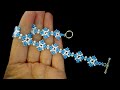 How to make a bracelet with beads.  Beads bracelet making