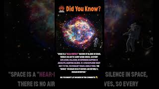 Did You Know? 😱😱😱Space is LOUDER than you think... or is it? 🛑🔊 #brain
