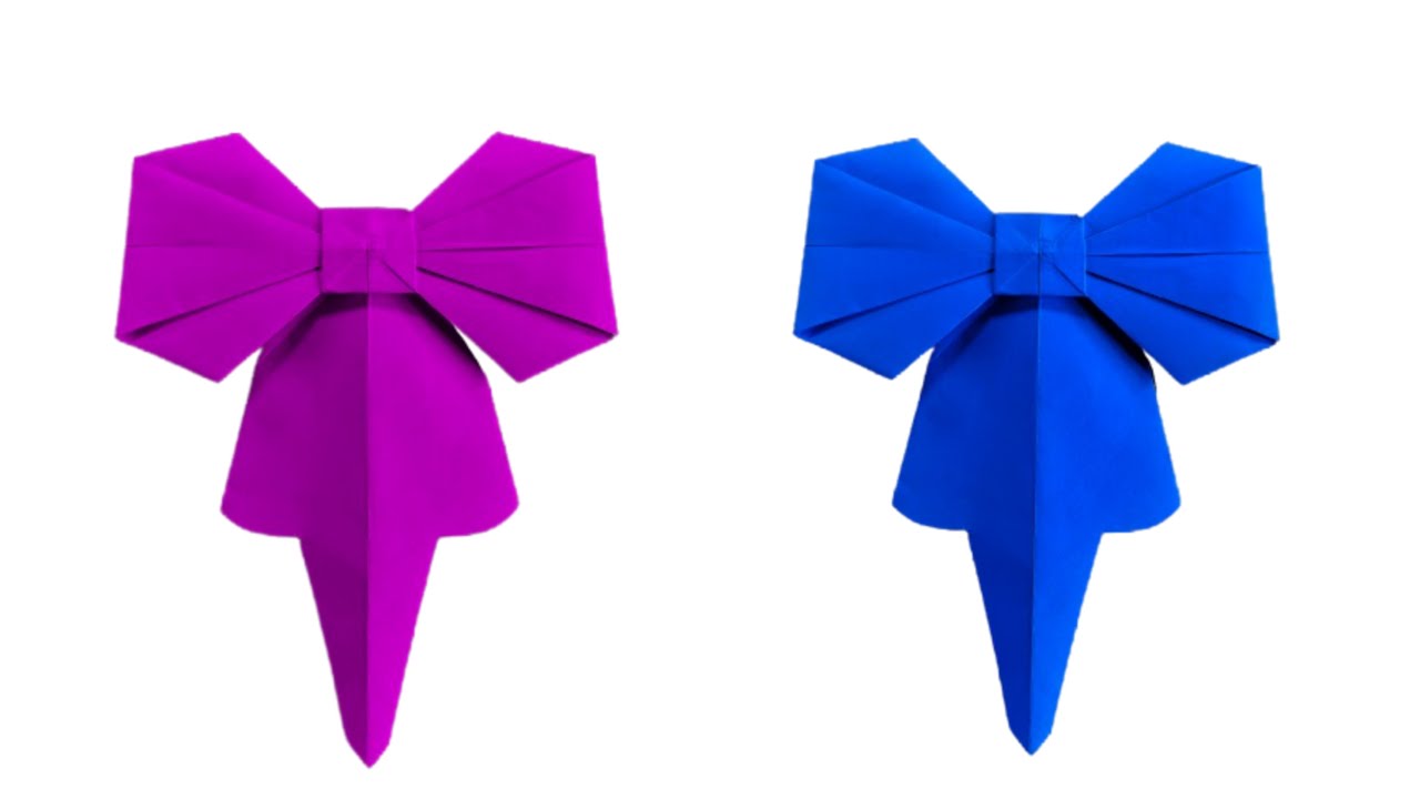 How To Make Bow Tie Out Of Paper How To Make Bow Out Of Paper Ribbon