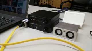 ハイレゾ音源PCオーディオUSB-DACアンプ小型スピーカー