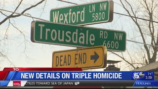 Triple homicide victims identified