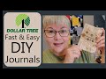 Dollar Tree Fabric Covered Junk Journal - Crafting on a Budget - Make & Sell or Give Away as Gifts