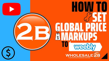 HOW TO SET GLOBAL PRICE MARKUPS (Weebly plan: Step 5)