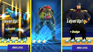 TMNT Legends Rank Up To Platinum Level 100 ( Raph Movie, Slash, Steranko)