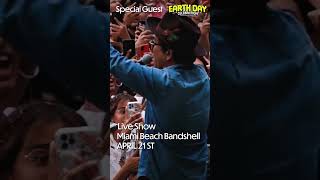 Nos vemos en el Miami Beach Bandshell el 21 de abril para el #EarthDayCelebration 🌎