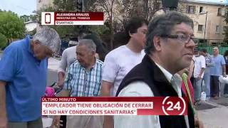 Corte de agua: ¿Qué establece la normativa legal para los lugares de trabajo? | 24 Horas TVN Chile