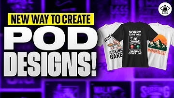 The Fastest Way to Make Print-on-Demand Designs with AI (PodSpy.io Tutorial)