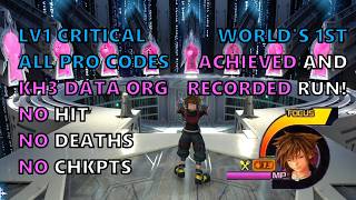 WORLD’S FIRST KH3RM Data Org No Hit Run (LV1 Crit w/All PRO Codes)