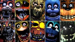 FNAF Plus Series (fanmade) Jumpscares Compilation