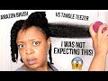 The ULTIMATE DETANGLING BRUSH?! TANGLE TEEZER vs AMAZON Brush on my THICK TYPE 4 NATURAL HAIR