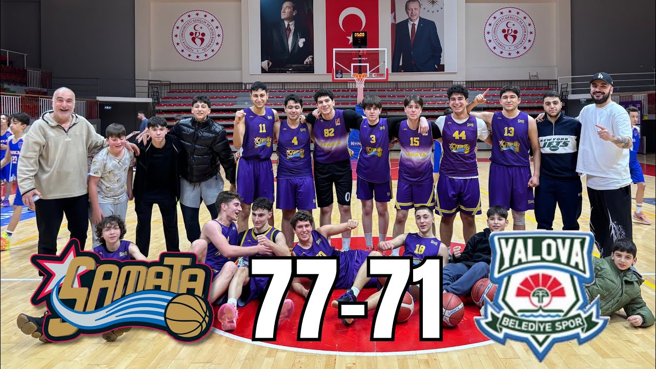 Şamata Basketbol 77-71 Yalova Belediyespor (7 Ocak 2026) (2. DEVRE)