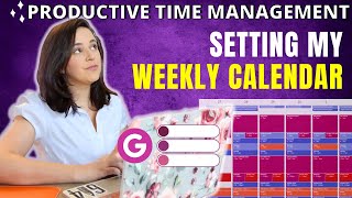 ✨Setting my weekly calendar → productive time management -work from home tutorial w/ Google Calendar by Kristen's Classroom 534 views 7 months ago 16 minutes