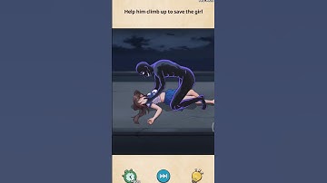 Help him climb up to save the girl.Nightmare Puzzles: The Unknown Walkthrough Level 10