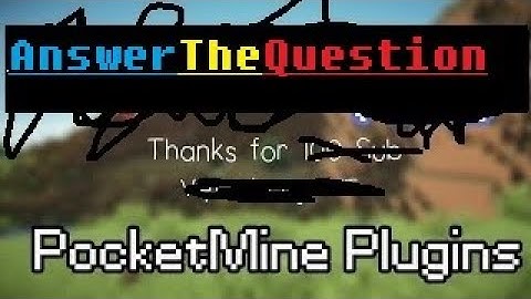 [2] Answer The Question | Pocketmine plugins
