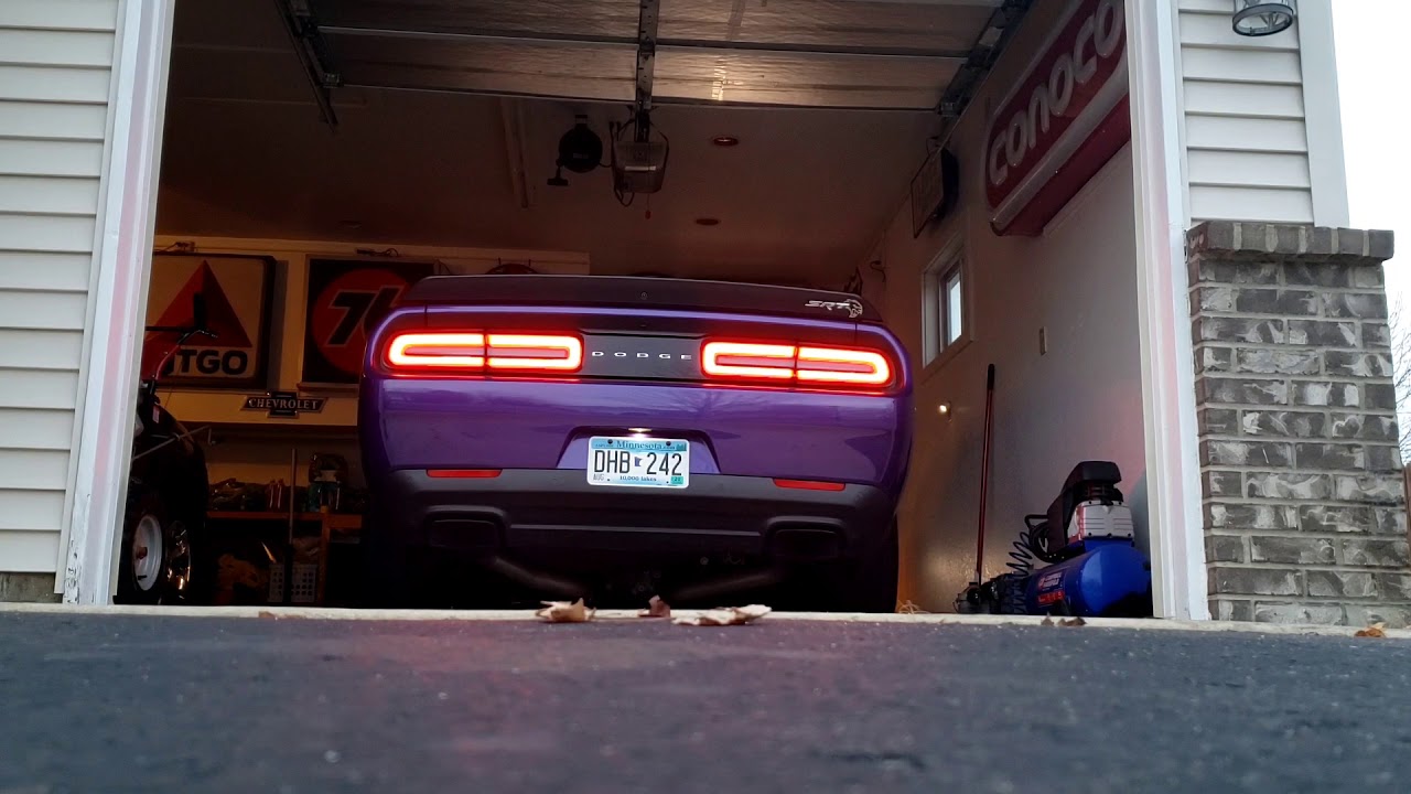 2016 Dodge challenger hellcat exhaust YouTube