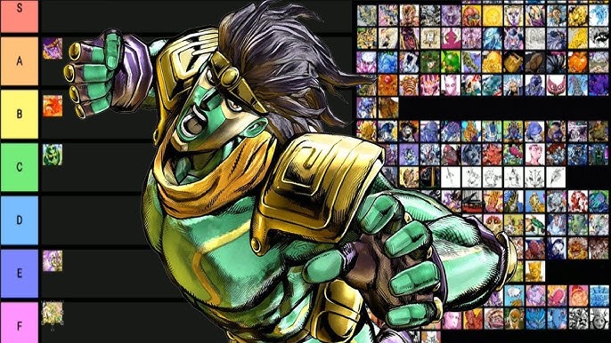 Made a part 5 stands tier list tell me what you think