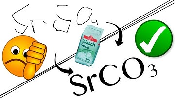 Make Strontium Carbonate from Sulfate