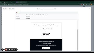 Embed TheySaid AI surveys in your Beehiiv newsletters to increase audience engagement