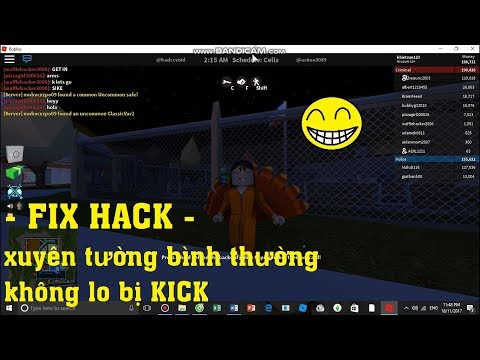 Hướng Dẫn Hack Xuyen Tường Trong Jailbreak Roblox Ko Bị Kick Youtube