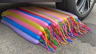 EXPERIMENT: Car vs Watermelon Rainbow Jelly   Crushing Crunchy & Soft Things by Car!