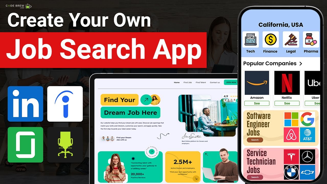 How to Create a Job Search site Job Search App like LinkedIn