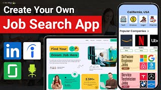 How to Create a Job Search Website | Job Search App like LinkedIn, Indeed, Glassdoor or ZipRecruiter screenshot 5