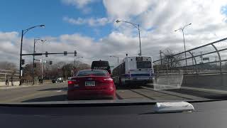 Hyper Lapse Drive through Chicago