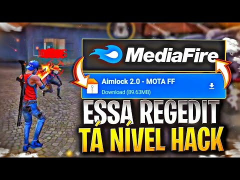 Regedit Mobile que a mira gruda na cabeça ☠️ Link para download no meu