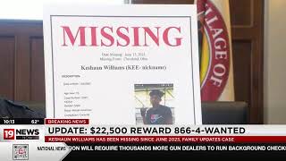 Family of Keshaun Williams to provide update on case