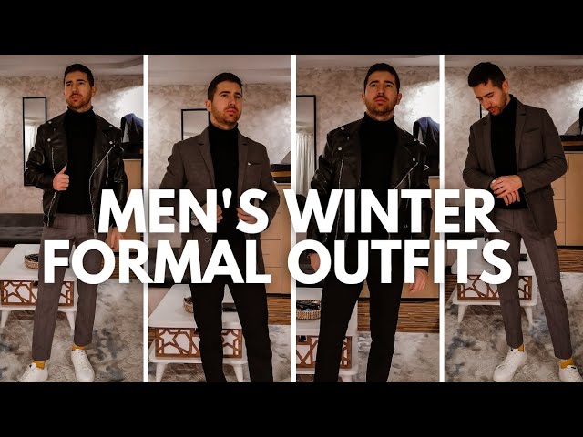 How to make 4 FORMAL OUTFITS from 2  Men's Winter Formal Outfits 