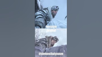 Soap Saving Roach In Cliffhanger Original Vs Remastered #cod #fyp #foryou