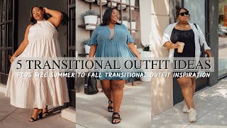 5 PLUS SIZE OUTFIT IDEAS FOR A LARGE BELLY | PLUS SIZE TRANSITIONAL OUTFITS | FROMHEADTOCURVE